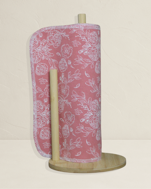 Herbruikbare katoenen keukenrol - Botanic Sketch